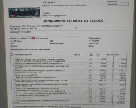 Кіа Маджентіс, об'ємом двигуна 2 л та пробігом 250 тис. км за 9500 $, фото 7 на Automoto.ua