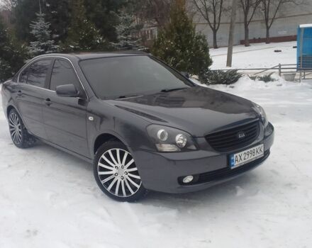 Серый Киа Маджентис, объемом двигателя 2 л и пробегом 290 тыс. км за 6999 $, фото 1 на Automoto.ua