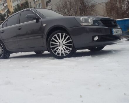 Серый Киа Маджентис, объемом двигателя 2 л и пробегом 290 тыс. км за 6999 $, фото 2 на Automoto.ua