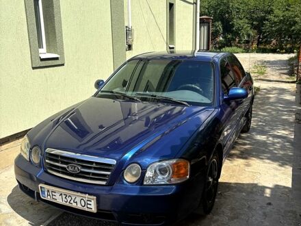 Синий Киа Маджентис, объемом двигателя 2 л и пробегом 380 тыс. км за 2600 $, фото 1 на Automoto.ua