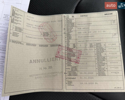 Білий Кіа Niro, об'ємом двигуна 0 л та пробігом 141 тис. км за 19499 $, фото 82 на Automoto.ua