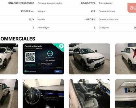Белый Киа Niro, объемом двигателя 0 л и пробегом 107 тыс. км за 22700 $, фото 12 на Automoto.ua