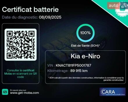 Білий Кіа Niro, об'ємом двигуна 0 л та пробігом 90 тис. км за 25300 $, фото 50 на Automoto.ua