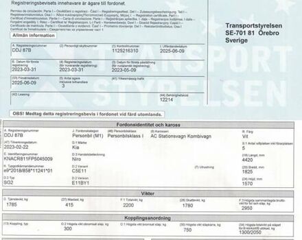 Белый Киа Niro, объемом двигателя 0 л и пробегом 44 тыс. км за 29759 $, фото 39 на Automoto.ua
