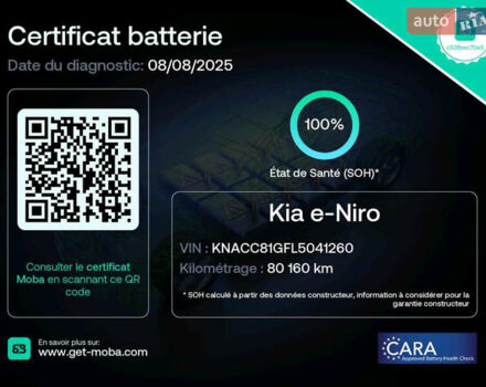 Черный Киа Niro, объемом двигателя 0 л и пробегом 80 тыс. км за 19890 $, фото 2 на Automoto.ua