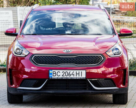 Красный Киа Niro, объемом двигателя 1.58 л и пробегом 56 тыс. км за 14500 $, фото 3 на Automoto.ua