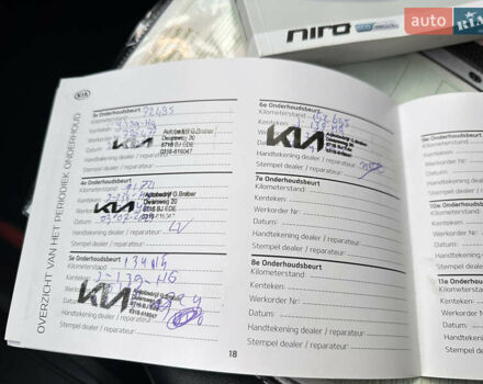 Красный Киа Niro, объемом двигателя 0 л и пробегом 163 тыс. км за 17850 $, фото 82 на Automoto.ua
