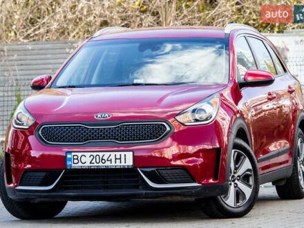 Красный Киа Niro, объемом двигателя 1.58 л и пробегом 56 тыс. км за 14500 $, фото 1 на Automoto.ua