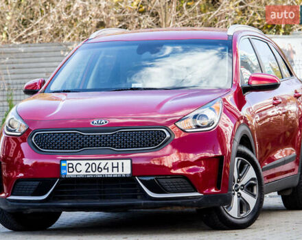 Красный Киа Niro, объемом двигателя 1.58 л и пробегом 56 тыс. км за 14500 $, фото 1 на Automoto.ua