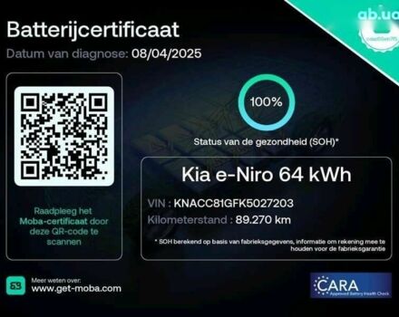 Киа Niro, объемом двигателя 0 л и пробегом 89 тыс. км за 19400 $, фото 1 на Automoto.ua