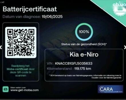 Киа Niro, объемом двигателя 0 л и пробегом 119 тыс. км за 20800 $, фото 1 на Automoto.ua