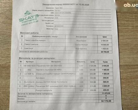 Кіа Niro, об'ємом двигуна 0 л та пробігом 123 тис. км за 20700 $, фото 1 на Automoto.ua