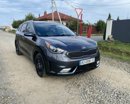 Серый Киа Niro, объемом двигателя 1.6 л и пробегом 134 тыс. км за 16900 $, фото 11 на Automoto.ua