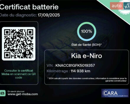 Серый Киа Niro, объемом двигателя 0 л и пробегом 100 тыс. км за 18750 $, фото 24 на Automoto.ua