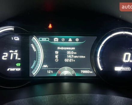 Сірий Кіа Niro, об'ємом двигуна 0 л та пробігом 79 тис. км за 20300 $, фото 11 на Automoto.ua