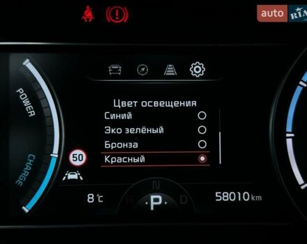 Сірий Кіа Niro, об'ємом двигуна 0 л та пробігом 58 тис. км за 23400 $, фото 55 на Automoto.ua