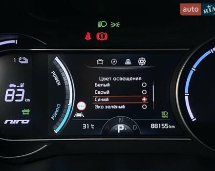 Сірий Кіа Niro, об'ємом двигуна 0 л та пробігом 88 тис. км за 22500 $, фото 33 на Automoto.ua