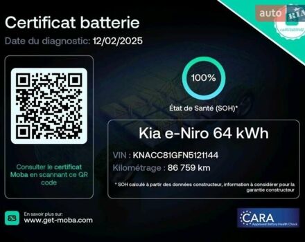 Сірий Кіа Niro, об'ємом двигуна 0 л та пробігом 86 тис. км за 23400 $, фото 1 на Automoto.ua