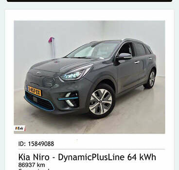 Серый Киа Niro, объемом двигателя 0 л и пробегом 88 тыс. км за 19700 $, фото 33 на Automoto.ua