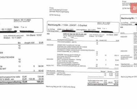 Серый Киа Niro, объемом двигателя 0 л и пробегом 79 тыс. км за 20450 $, фото 20 на Automoto.ua