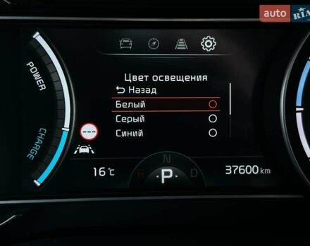 Сірий Кіа Niro, об'ємом двигуна 0 л та пробігом 37 тис. км за 24600 $, фото 53 на Automoto.ua