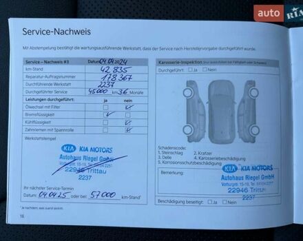 Серый Киа Niro, объемом двигателя 0 л и пробегом 73 тыс. км за 24900 $, фото 63 на Automoto.ua