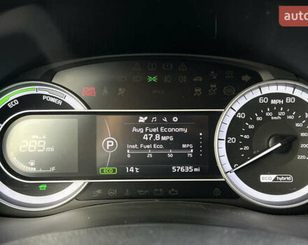 Синий Киа Niro, объемом двигателя 1.58 л и пробегом 91 тыс. км за 17650 $, фото 11 на Automoto.ua