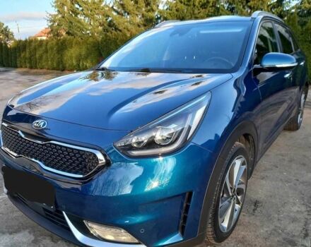 Синий Киа Niro, объемом двигателя 1.6 л и пробегом 78 тыс. км за 10499 $, фото 8 на Automoto.ua
