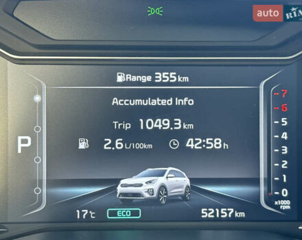 Синий Киа Niro, объемом двигателя 1.6 л и пробегом 52 тыс. км за 19800 $, фото 38 на Automoto.ua