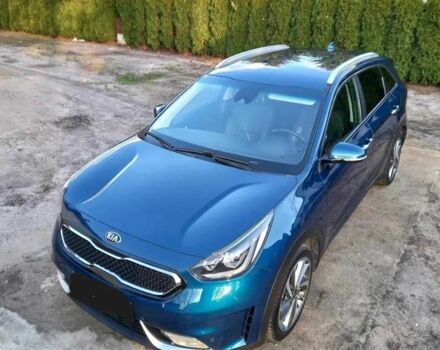 Синий Киа Niro, объемом двигателя 1.6 л и пробегом 78 тыс. км за 10499 $, фото 7 на Automoto.ua