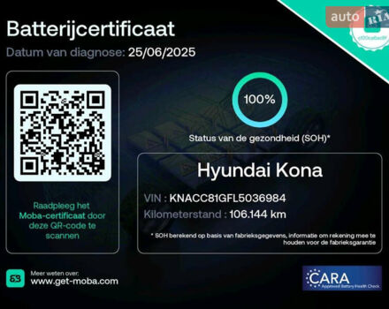 Синій Кіа Niro, об'ємом двигуна 0 л та пробігом 106 тис. км за 21900 $, фото 1 на Automoto.ua