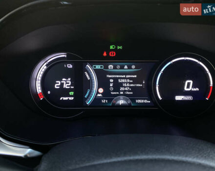 Синій Кіа Niro, об'ємом двигуна 0 л та пробігом 105 тис. км за 20300 $, фото 17 на Automoto.ua