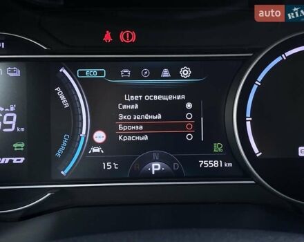 Синій Кіа Niro, об'ємом двигуна 0 л та пробігом 75 тис. км за 23900 $, фото 46 на Automoto.ua