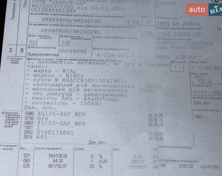 Синий Киа Niro, объемом двигателя 0 л и пробегом 156 тыс. км за 18900 $, фото 51 на Automoto.ua