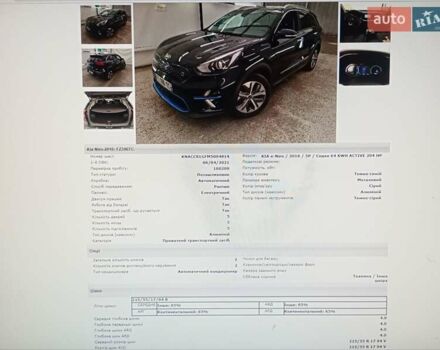 Синий Киа Niro, объемом двигателя 0 л и пробегом 101 тыс. км за 20950 $, фото 6 на Automoto.ua