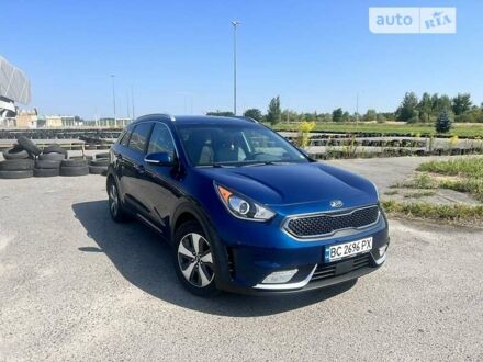 Синий Киа Niro, объемом двигателя 1.59 л и пробегом 62 тыс. км за 18700 $, фото 1 на Automoto.ua