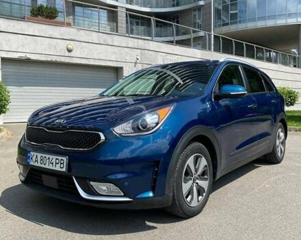 Синий Киа Niro, объемом двигателя 1.58 л и пробегом 51 тыс. км за 18300 $, фото 1 на Automoto.ua