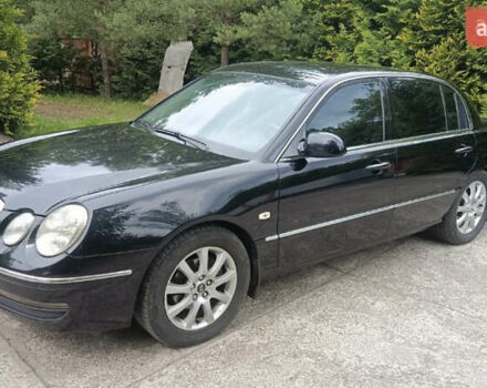 Черный Киа Опирус, объемом двигателя 3.78 л и пробегом 185 тыс. км за 6800 $, фото 3 на Automoto.ua