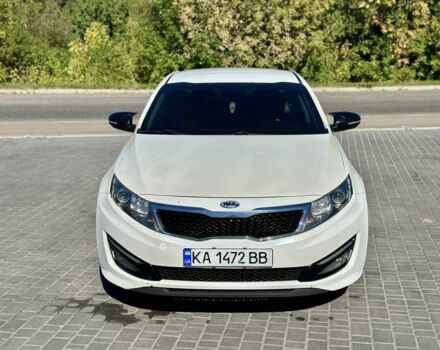 Білий Кіа Оптіма, об'ємом двигуна 2 л та пробігом 262 тис. км за 7550 $, фото 1 на Automoto.ua