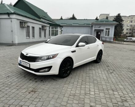 Белый Киа Оптима, объемом двигателя 2.4 л и пробегом 215 тыс. км за 9200 $, фото 1 на Automoto.ua