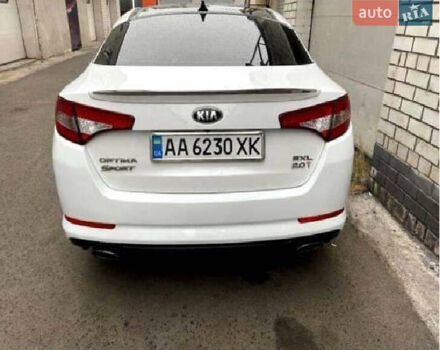 Белый Киа Оптима, объемом двигателя 2 л и пробегом 95 тыс. км за 11500 $, фото 1 на Automoto.ua