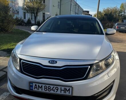Белый Киа Оптима, объемом двигателя 2.4 л и пробегом 286 тыс. км за 8500 $, фото 2 на Automoto.ua