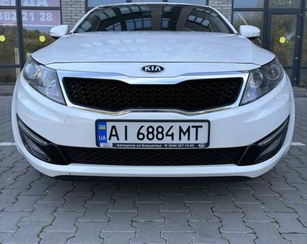 Белый Киа Оптима, объемом двигателя 2 л и пробегом 150 тыс. км за 9800 $, фото 1 на Automoto.ua