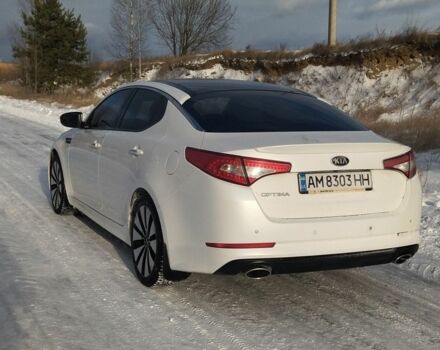 Білий Кіа Оптіма, об'ємом двигуна 2.4 л та пробігом 213 тис. км за 254 $, фото 2 на Automoto.ua