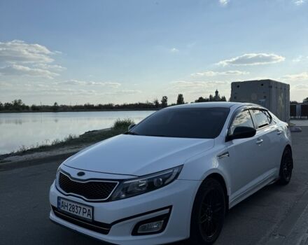 Белый Киа Оптима, объемом двигателя 2 л и пробегом 150 тыс. км за 10000 $, фото 1 на Automoto.ua