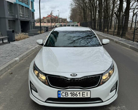 Белый Киа Оптима, объемом двигателя 2.4 л и пробегом 141 тыс. км за 11500 $, фото 1 на Automoto.ua