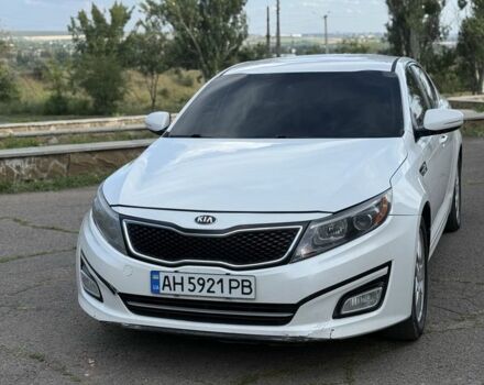 Білий Кіа Оптіма, об'ємом двигуна 2.4 л та пробігом 155 тис. км за 9600 $, фото 1 на Automoto.ua