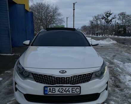 Білий Кіа Оптіма, об'ємом двигуна 2.4 л та пробігом 190 тис. км за 12000 $, фото 9 на Automoto.ua