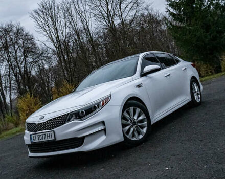 Белый Киа Оптима, объемом двигателя 2.4 л и пробегом 160 тыс. км за 13000 $, фото 1 на Automoto.ua