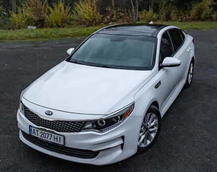 Белый Киа Оптима, объемом двигателя 2.4 л и пробегом 160 тыс. км за 13000 $, фото 2 на Automoto.ua